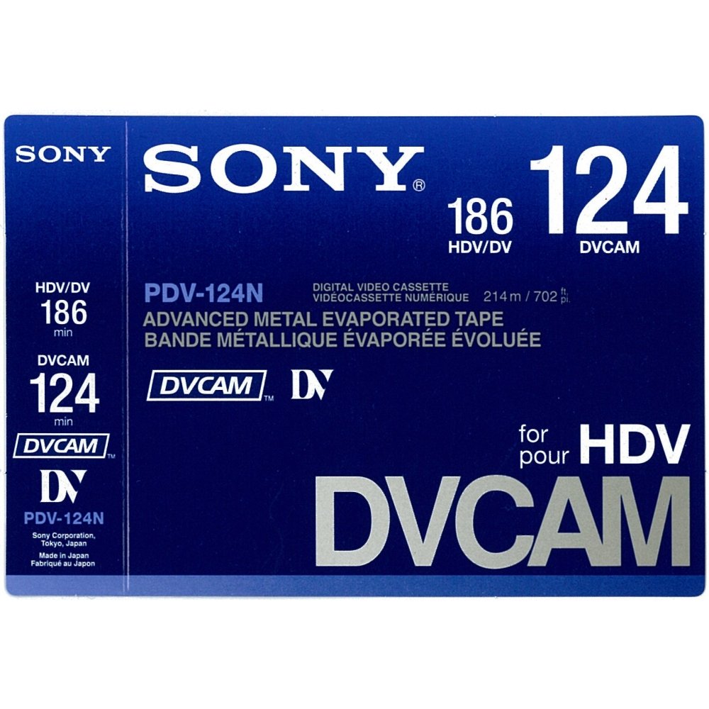 ソニーDVCAMテープ  PDV-124N  未使用10本セット NEW SONY DVCAM 124 PDV-124N Digital Video Cassette | eBay